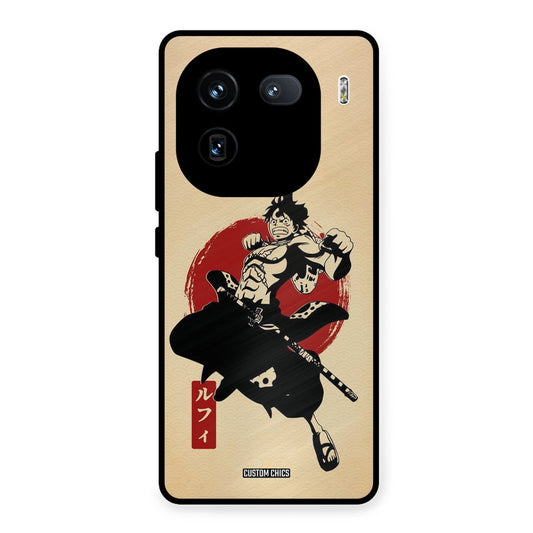 Luffy Painting iQOO 12 Mobile Back Cover - Anime PrintShield Case