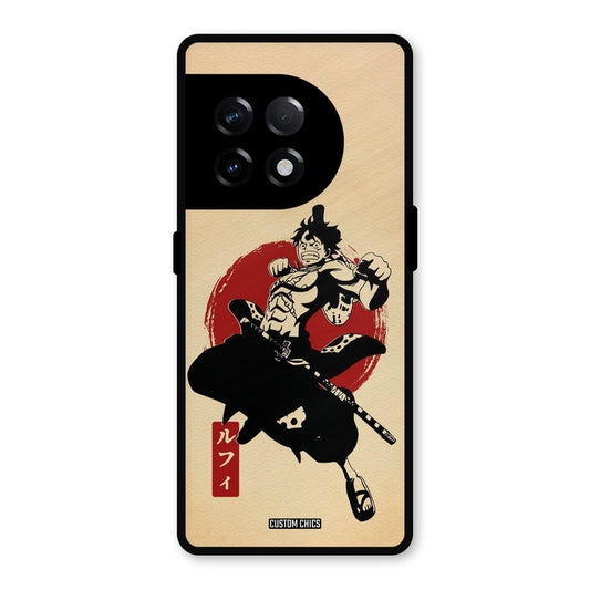 Luffy Painting OnePlus 11R Mobile Back Cover - Anime PrintShield Case
