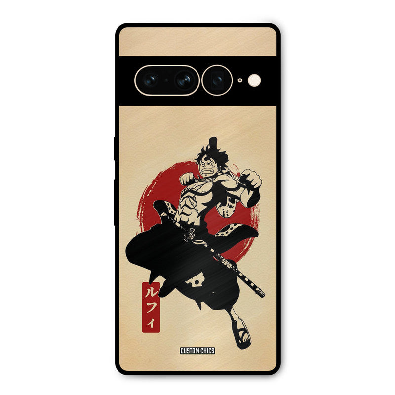 Luffy Painting Google Pixel 7 Pro Mobile Back Cover - Anime PrintShield Case