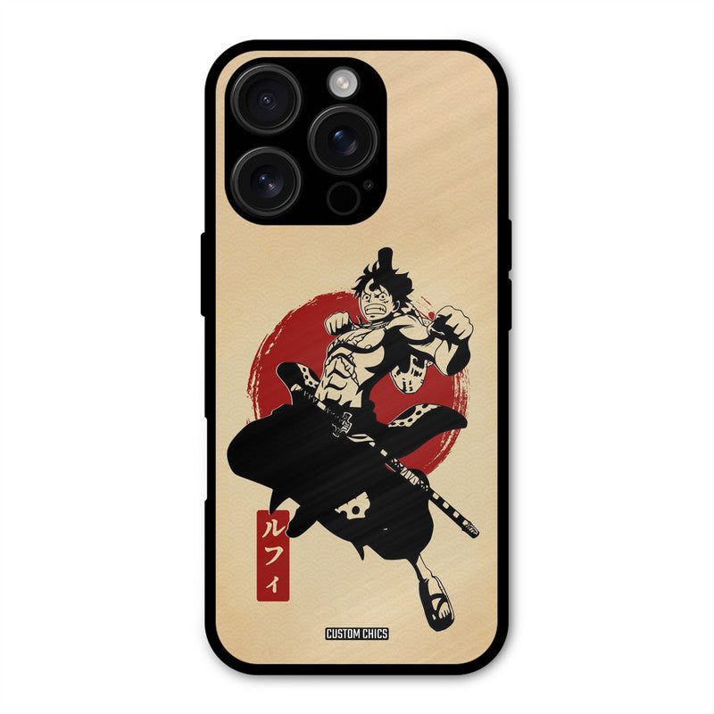 Luffy Painting iPhone 16 Pro Max Mobile Back Cover - Anime PrintShield Case