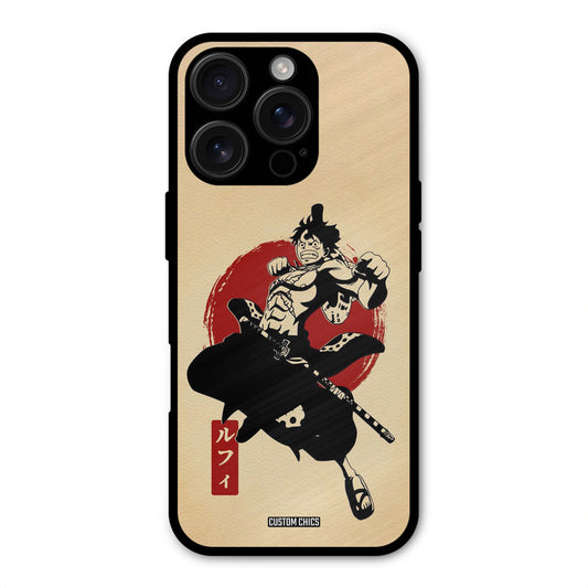 Luffy Painting iPhone 16 Pro Max Mobile Back Cover - Anime PrintShield Case