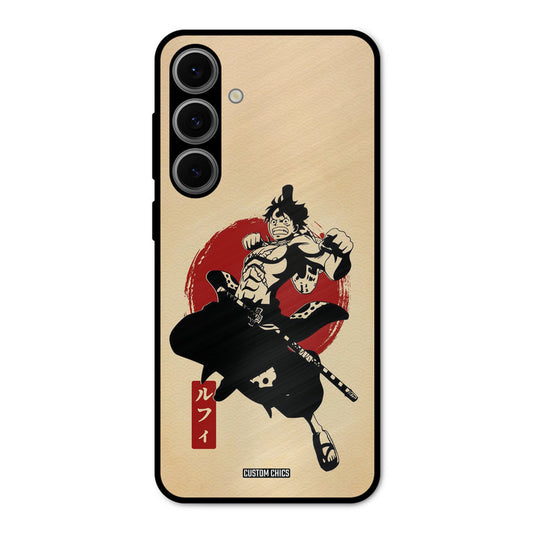 Luffy Painting Samsung Galaxy S24 Mobile Back Cover - Anime PrintShield Case