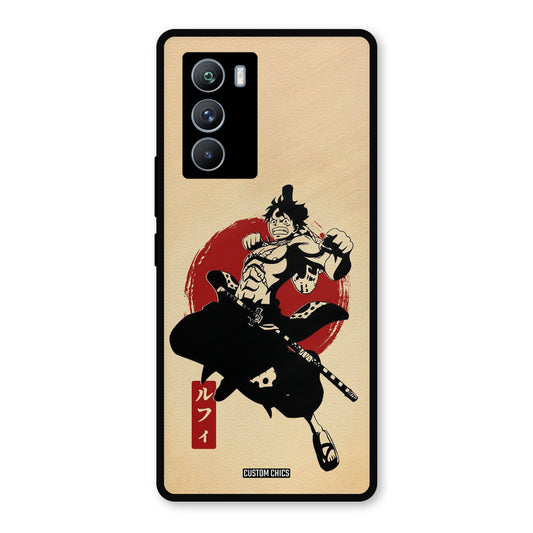 Luffy Painting iQOO 9SE Mobile Back Cover - Anime PrintShield Case