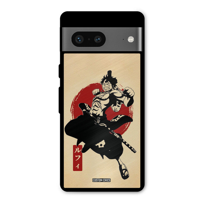 Luffy Painting Google Pixel 7 Mobile Back Cover - Anime PrintShield Case