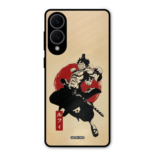 Luffy Painting Samsung Galaxy S25 Edge Mobile Back Cover - Anime PrintShield Case