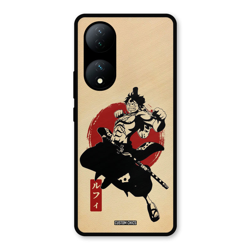 Luffy Painting Vivo Y100 Mobile Back Cover - Anime PrintShield Case