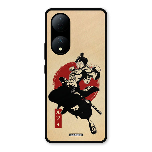 Luffy Painting Vivo Y100 Mobile Back Cover - Anime PrintShield Case