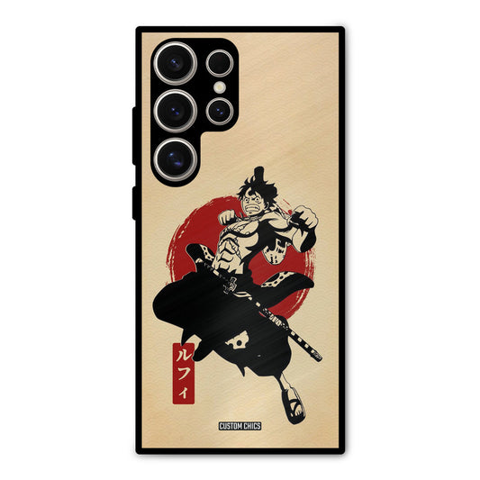 Luffy Painting Samsung Galaxy S24 Ultra Mobile Back Cover - Anime PrintShield Case