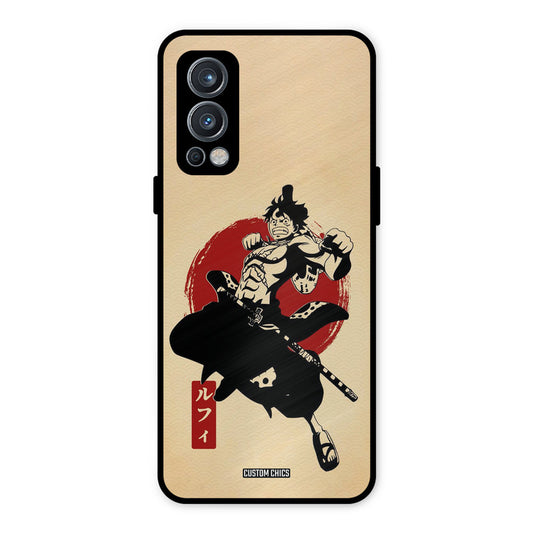 Luffy Painting OnePlus Nord 2 5G Mobile Back Cover - Anime PrintShield Case