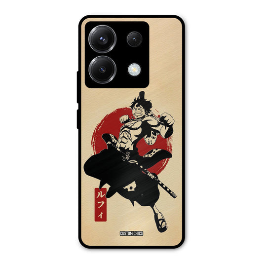 Luffy Painting Poco X6 Mobile Back Cover - Anime PrintShield Case
