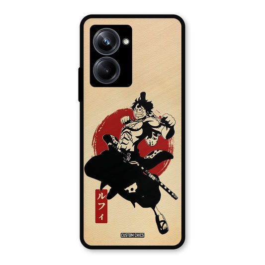 Luffy Painting Realme 10 Pro Mobile Back Cover - Anime PrintShield Case