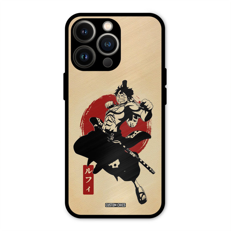 Luffy Painting iPhone 13 Pro Mobile Back Cover - Anime PrintShield Case