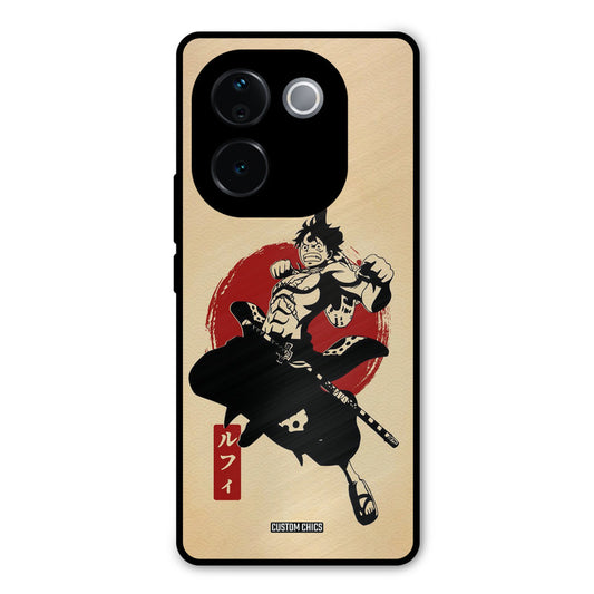 Luffy Painting Vivo T3 Pro Mobile Back Cover - Anime PrintShield Case