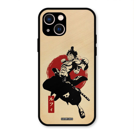 Luffy Painting iPhone 13 Mobile Back Cover - Anime PrintShield Case