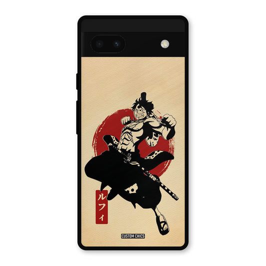 Luffy Painting Google Pixel 6a Mobile Back Cover - Anime PrintShield Case