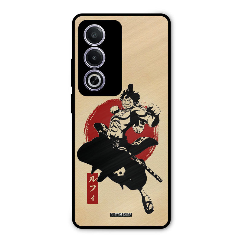 Luffy Painting Oppo A3 Pro Mobile Back Cover - Anime PrintShield Case