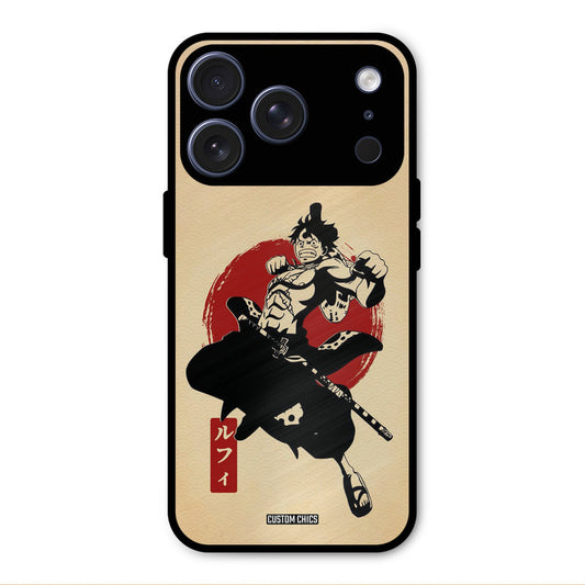 Luffy Painting iPhone 17 Pro Max Mobile Back Cover - Anime PrintShield Case