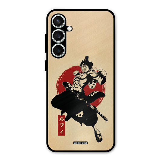 Luffy Painting Samsung Galaxy S23 FE Mobile Back Cover - Anime PrintShield Case