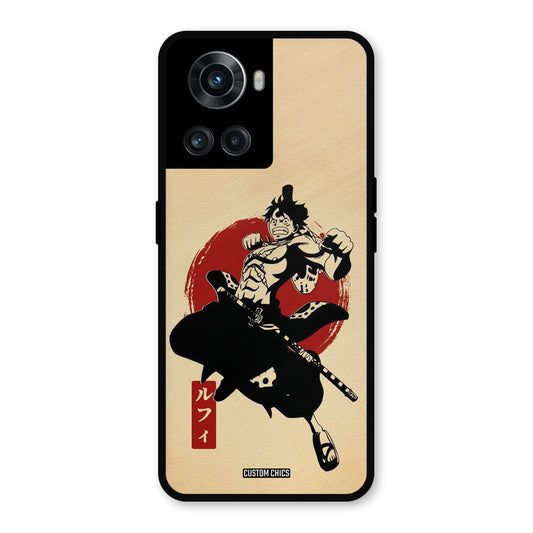 Luffy Painting OnePlus 10R Mobile Back Cover - Anime PrintShield Case