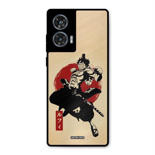 Luffy Painting Moto G96 Mobile Back Cover - Anime PrintShield Case