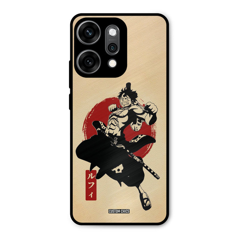 Luffy Painting Oppo Reno 14 Pro Mobile Back Cover - Anime PrintShield Case
