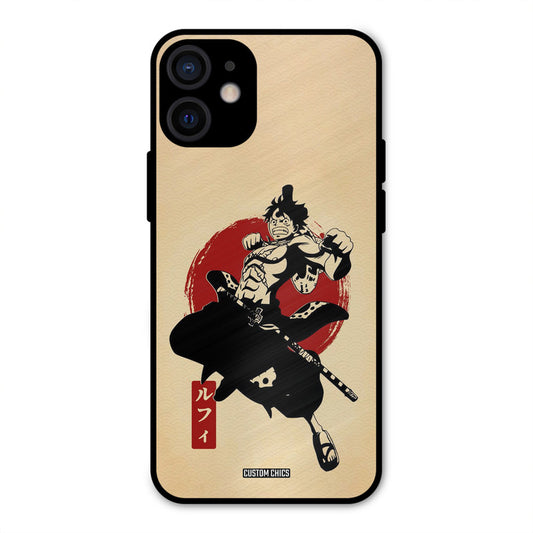 Luffy Painting iPhone 12 Mini Mobile Back Cover - Anime PrintShield Case