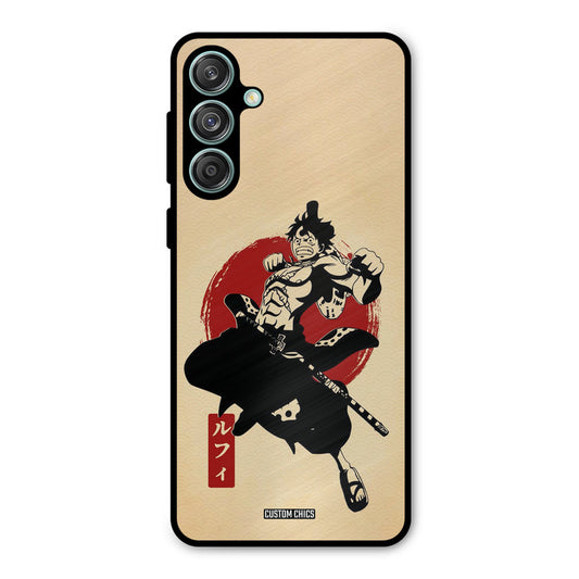 Luffy Painting Samsung Galaxy M55 5G Mobile Back Cover - Anime PrintShield Case