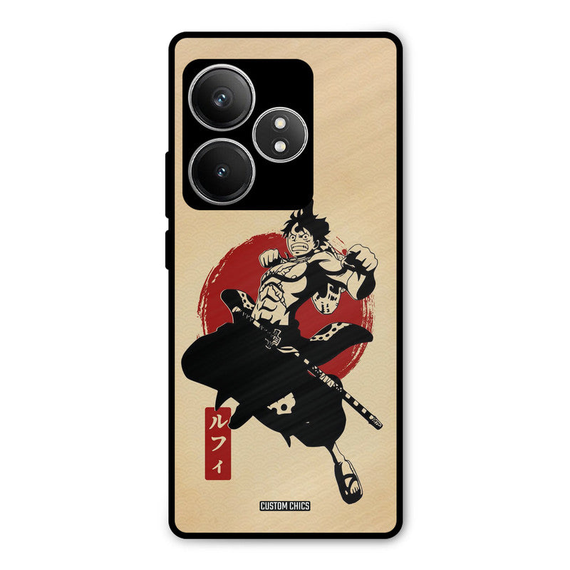 Luffy Painting Realme GT 6T Mobile Back Cover - Anime PrintShield Case