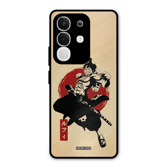 Luffy Painting Vivo T4x Mobile Back Cover - Anime PrintShield Case