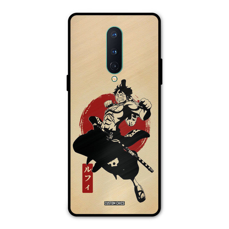 Luffy Painting Oneplus 8 Mobile Back Cover - Anime PrintShield Case