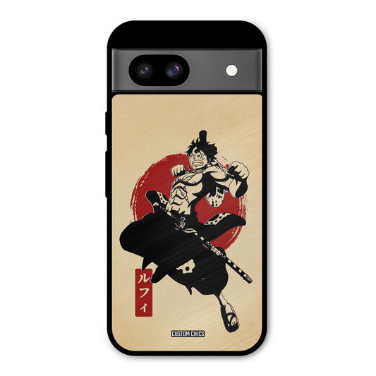 Luffy Painting Google Pixel 8a Mobile Back Cover - Anime PrintShield Case