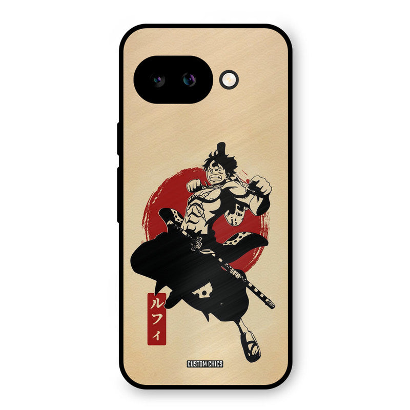 Luffy Painting Google Pixel 9A Mobile Back Cover - Anime PrintShield Case