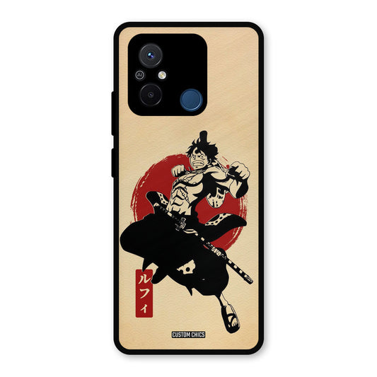 Luffy Painting Redmi 12c Mobile Back Cover - Anime PrintShield Case