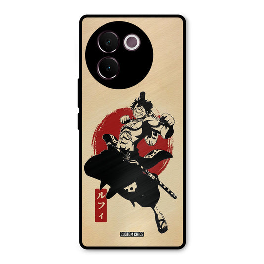 Luffy Painting Vivo V30e Mobile Back Cover - Anime PrintShield Case