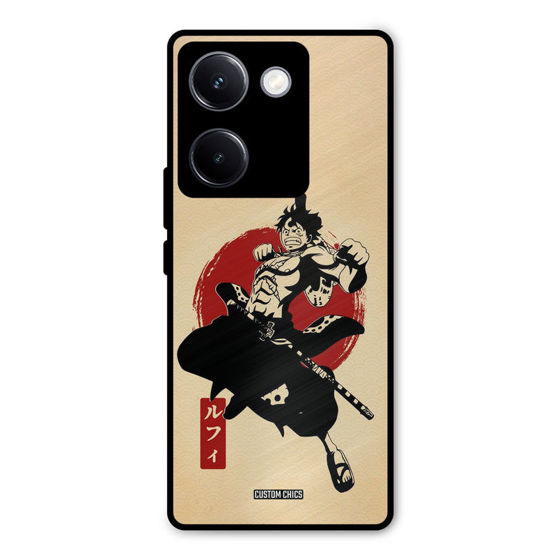 Luffy Painting Vivo Y300 Plus Mobile Back Cover - Anime PrintShield Case