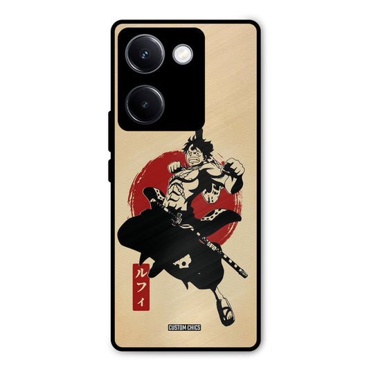 Luffy Painting Vivo Y300 Plus Mobile Back Cover - Anime PrintShield Case