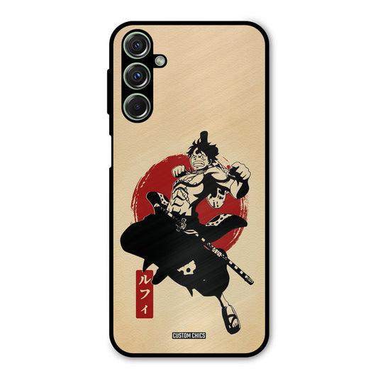 Luffy Painting Samsung Galaxy M34 Mobile Back Cover - Anime PrintShield Case
