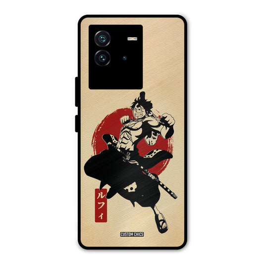 Luffy Painting iQOO Neo 6 5G Mobile Back Cover - Anime PrintShield Case