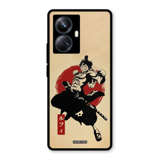 Luffy Painting Realme 10 Pro Plus Mobile Back Cover - Anime PrintShield Case