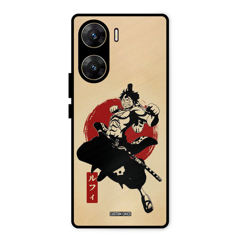 Luffy Painting Vivo V29e Mobile Back Cover - Anime PrintShield Case