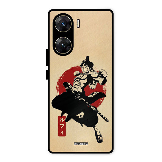 Luffy Painting Vivo V29e Mobile Back Cover - Anime PrintShield Case