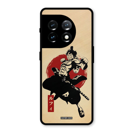 Luffy Painting OnePlus 11 Mobile Back Cover - Anime PrintShield Case