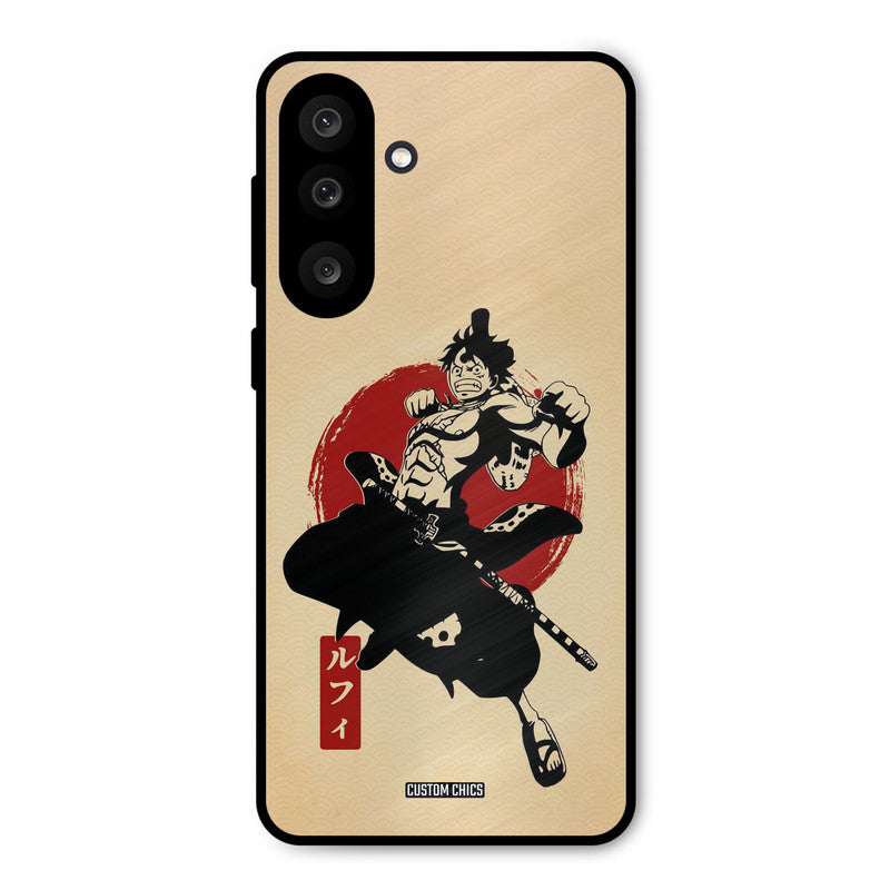 Luffy Painting Samsung Galaxy M56 Mobile Back Cover - Anime PrintShield Case