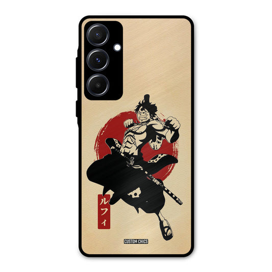 Luffy Painting Samsung Galaxy A55 5G Mobile Back Cover - Anime PrintShield Case