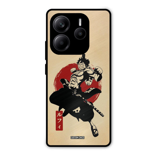 Luffy Painting Redmi Note 14 Mobile Back Cover - Anime PrintShield Case