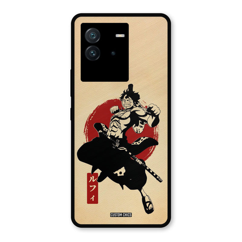 Luffy Painting iQoo Neo 6 Mobile Back Cover - Anime PrintShield Case
