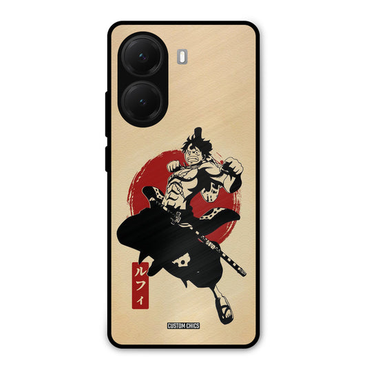 Luffy Painting Poco X7 Pro Mobile Back Cover - Anime PrintShield Case
