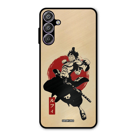 Luffy Painting Samsung Galaxy F15 Mobile Back Cover - Anime PrintShield Case