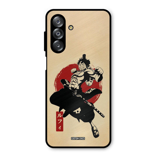 Luffy Painting Samsung Galaxy A17 Mobile Back Cover - Anime PrintShield Case