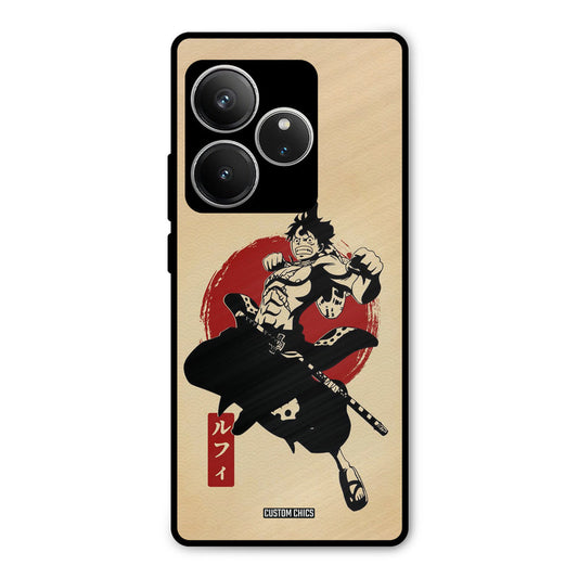 Luffy Painting Realme GT 6 Mobile Back Cover - Anime PrintShield Case
